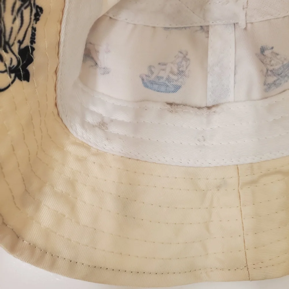 Handmade Bucket Hat Florida Theme Loungechair Drink - Picture 11 of 13